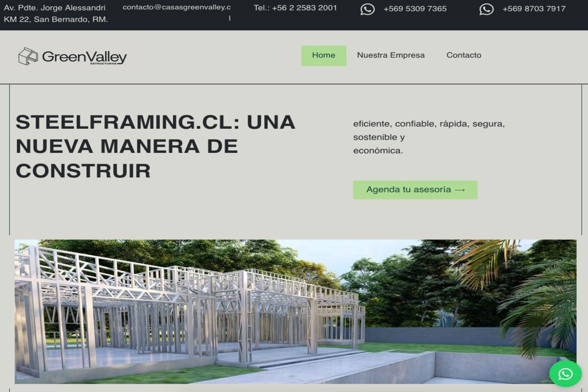 Estructuras de acero galvanizado