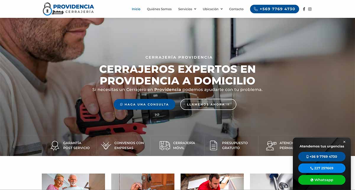 Cerrajero urgente providencia