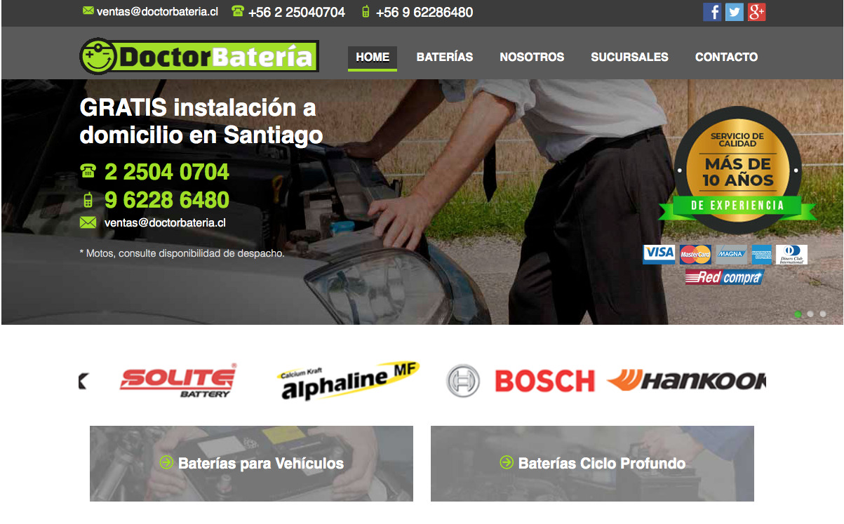 Emergencia baterías
