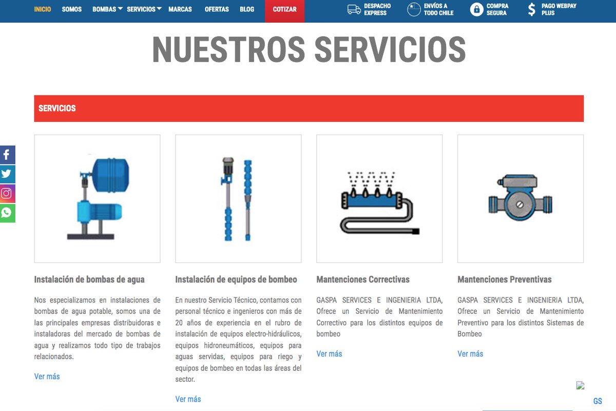 Reparación de bombas de agua