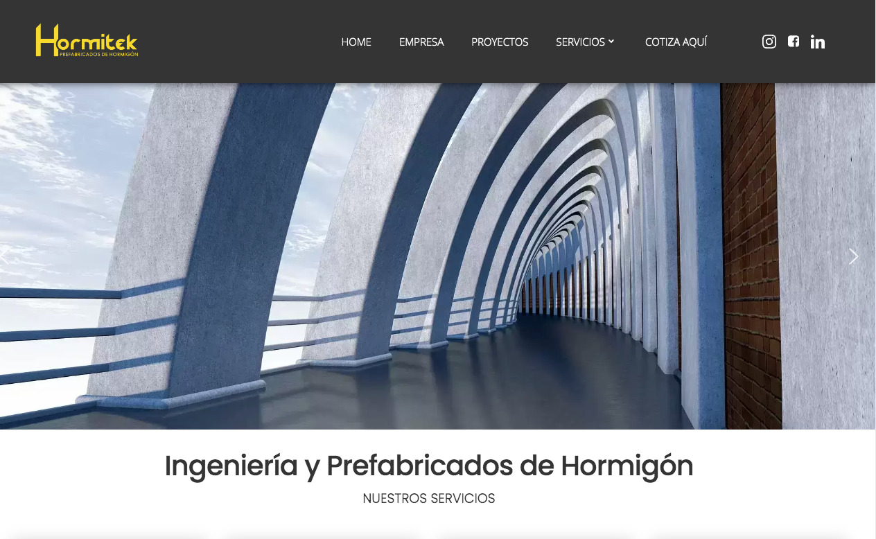 pastelones de hormigón