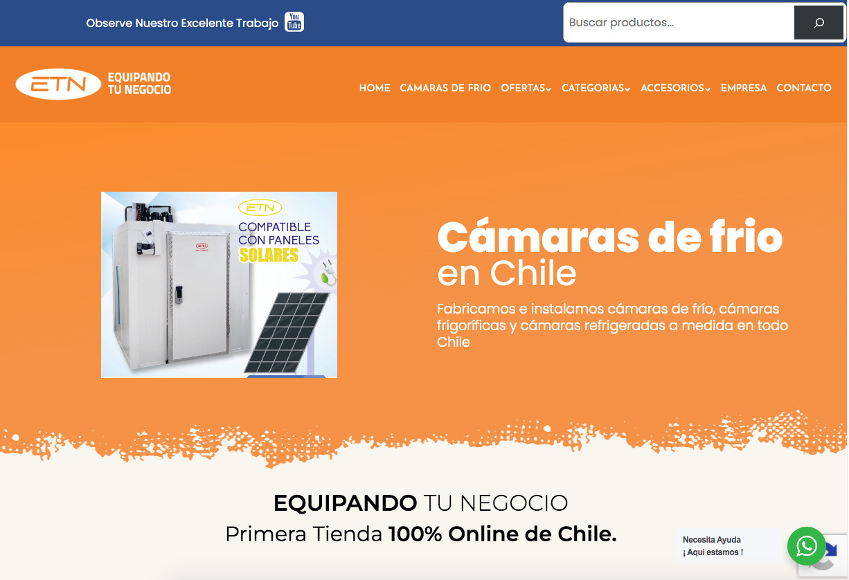 Cámara refrigerada en venta